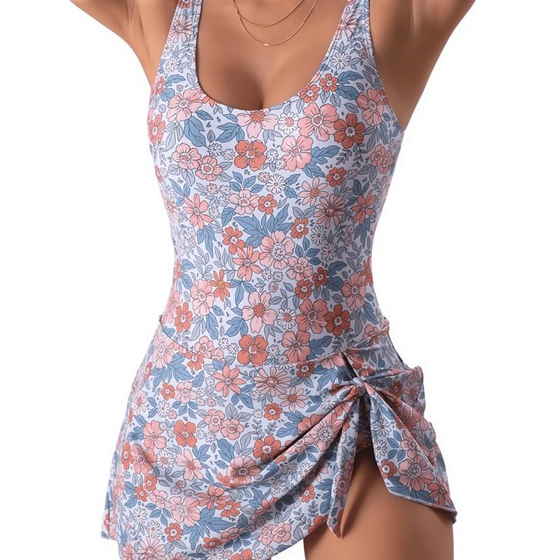 One Piece Swimdress Swimsuits for Women Tummy Control Swim Dresses Bathing Suits Swimwear Swimsuit Slimming Beachwear onepieceswimsuit,Plus Size Swimsuit for Women