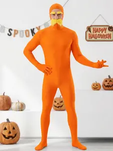 Jumpsuit Cosplay Costume, Halloween Theme, Unisex Design, Perfect for Group Photos & Fun Events, Ideal for Creative