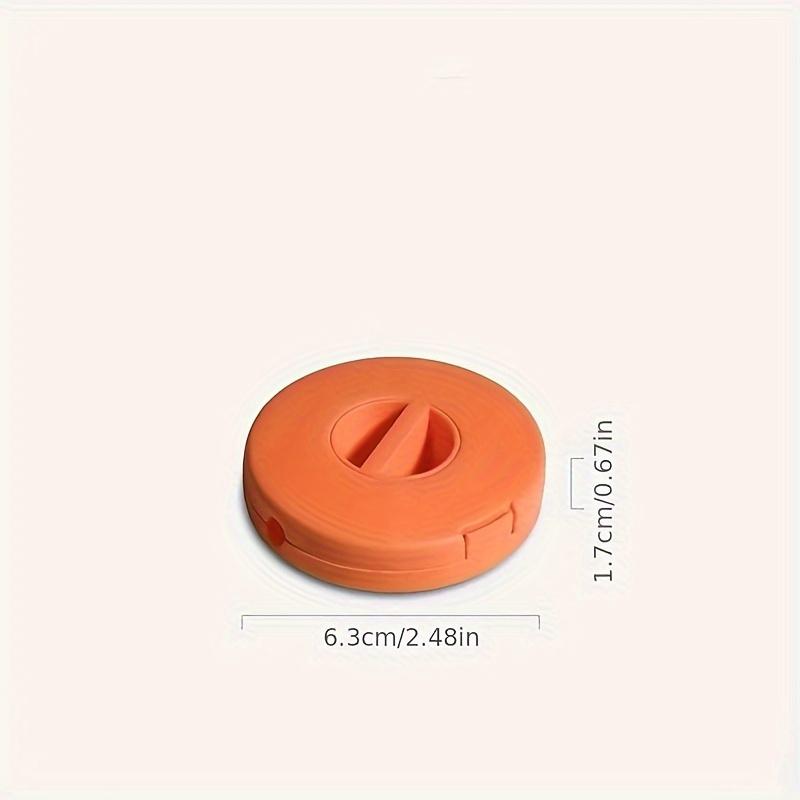 4 Rotatable Cable Management Boxes, Cord Organizer, Compact Portable Round Design, Durable Plastic Storage Box for Home Organization, Line Management System