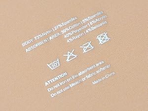 Absorbent Incontinence Underwear for Women Washable Leak Proof Seamless Urine Postpartum Protective Brief