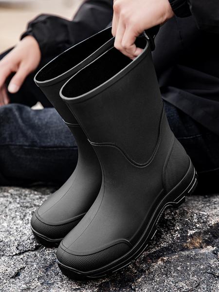 Men's & Women's High-Quality Anti-Slip Rain Boots with Cuff, Waterproof Kitchen Shoes, Garden Shoes, Motorcycle Boots, Fishing Shoes, Slip Resistant Boots, Waterproof Outdoor Footwear