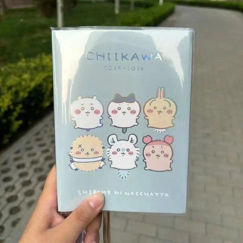 Cute Anime Chiikawa 2026 Hachiware Usagi New Style Agenda Lovely  Comic Coloring Page Student Plan Book Notebook Cartoon Kawaii