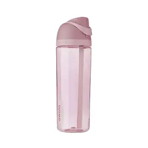 Owala FreeSip Water Bottle - Rose Pink Clear Triton Edition, 2026 Summer Washable Reusable Hydrate Gift, Kitchenware Drinkware Tumbler