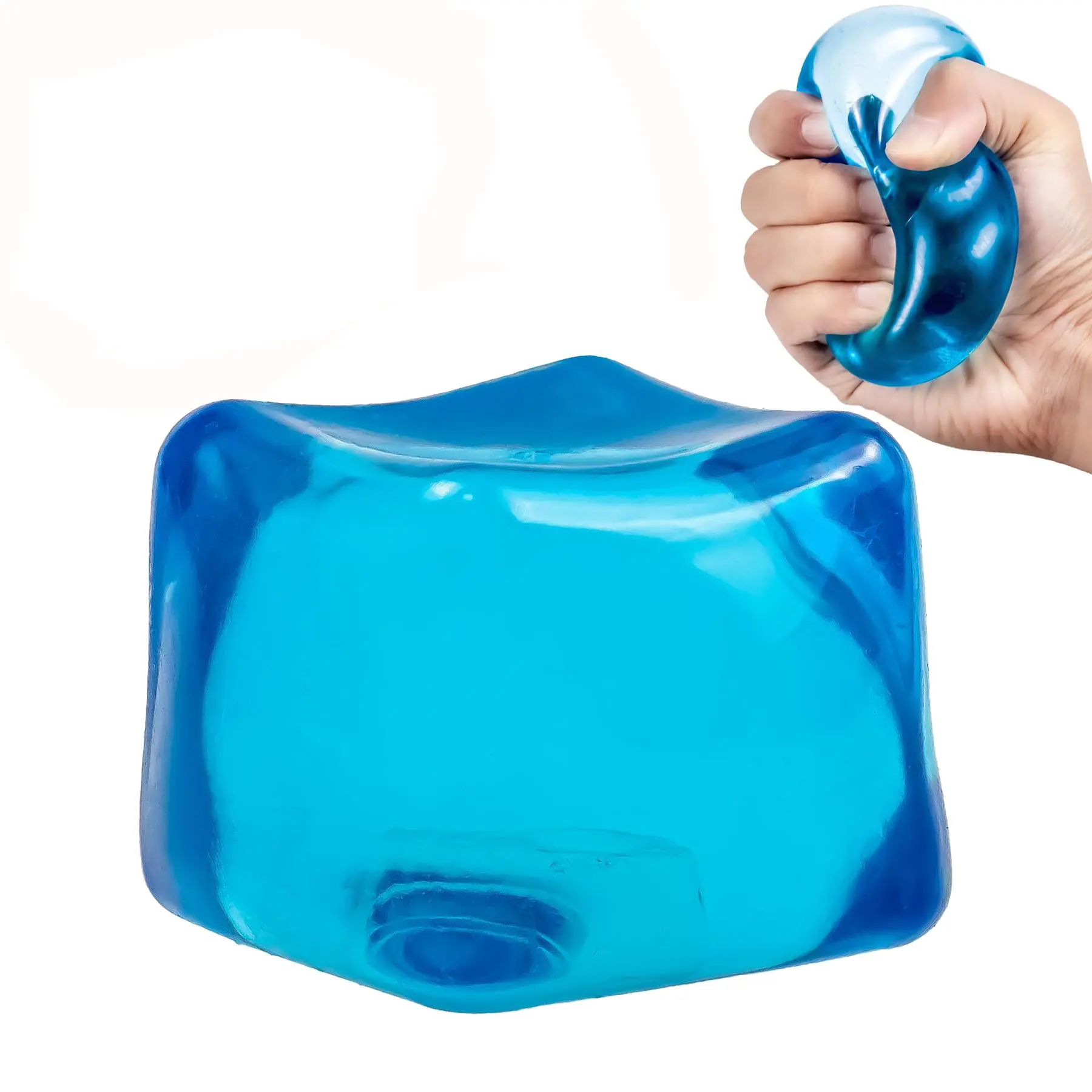 Nice Stress Cube - Ice Cube Stress Ball for Adults Stress Relief | Office Toy