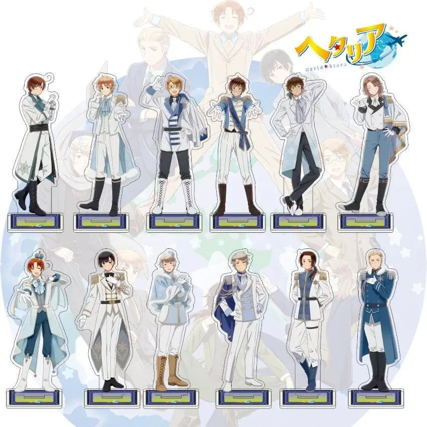 Anime Hetalia: The World Twinkle Hetalia15CM Acrylic Figure Standing Model for Desktop Decoration, Gift for Fans, Keychain