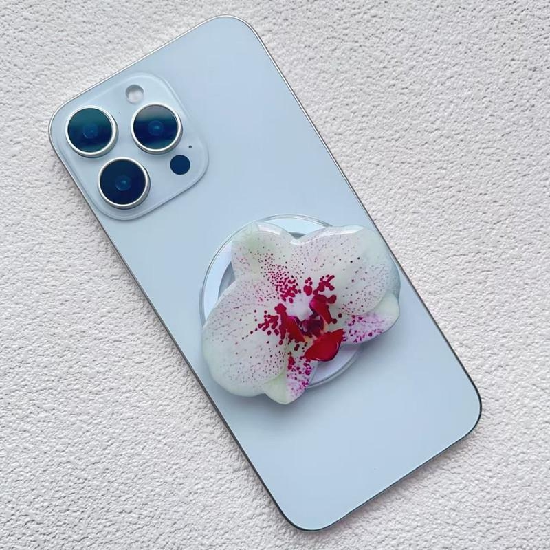 Orchid Acrylic Drop Glue  Phone Stand Desktop Folding Portable Huilan Phone Stand HN122