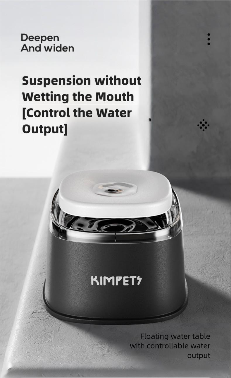 New floating water bowl for pets, keeps mouths dry, and is a water feeder for dogs and cats.