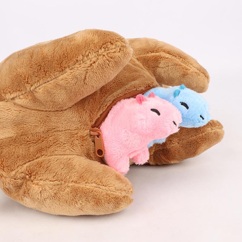 5-Piece Capybara Plush Toy Set - Adorable Capybara Stuffed Animals: Soft, Cozy, and Perfect as Birthday and Holiday Gifts