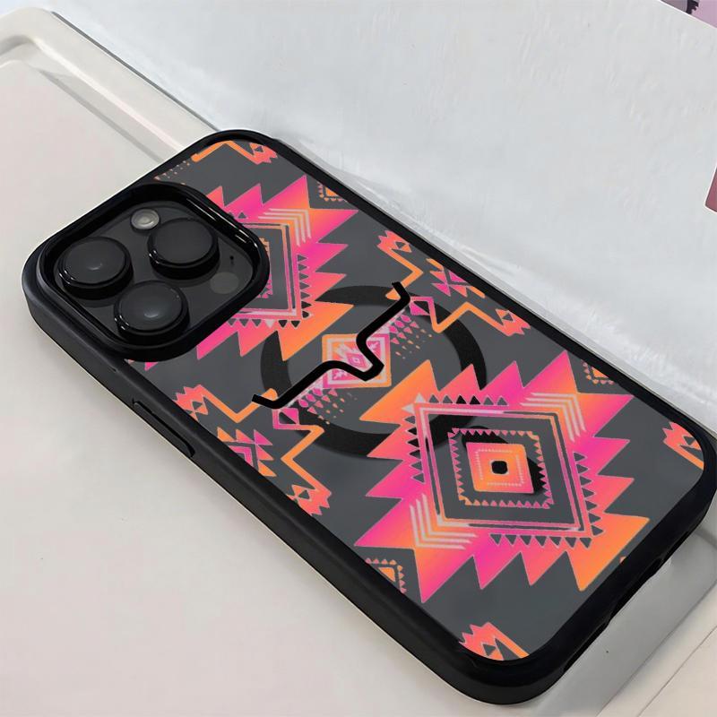 Aztec Pattern Phone Case Tribal Geometric Style for iPhone 17 16 15 14 13 12 11 Plus Pro Max. A8