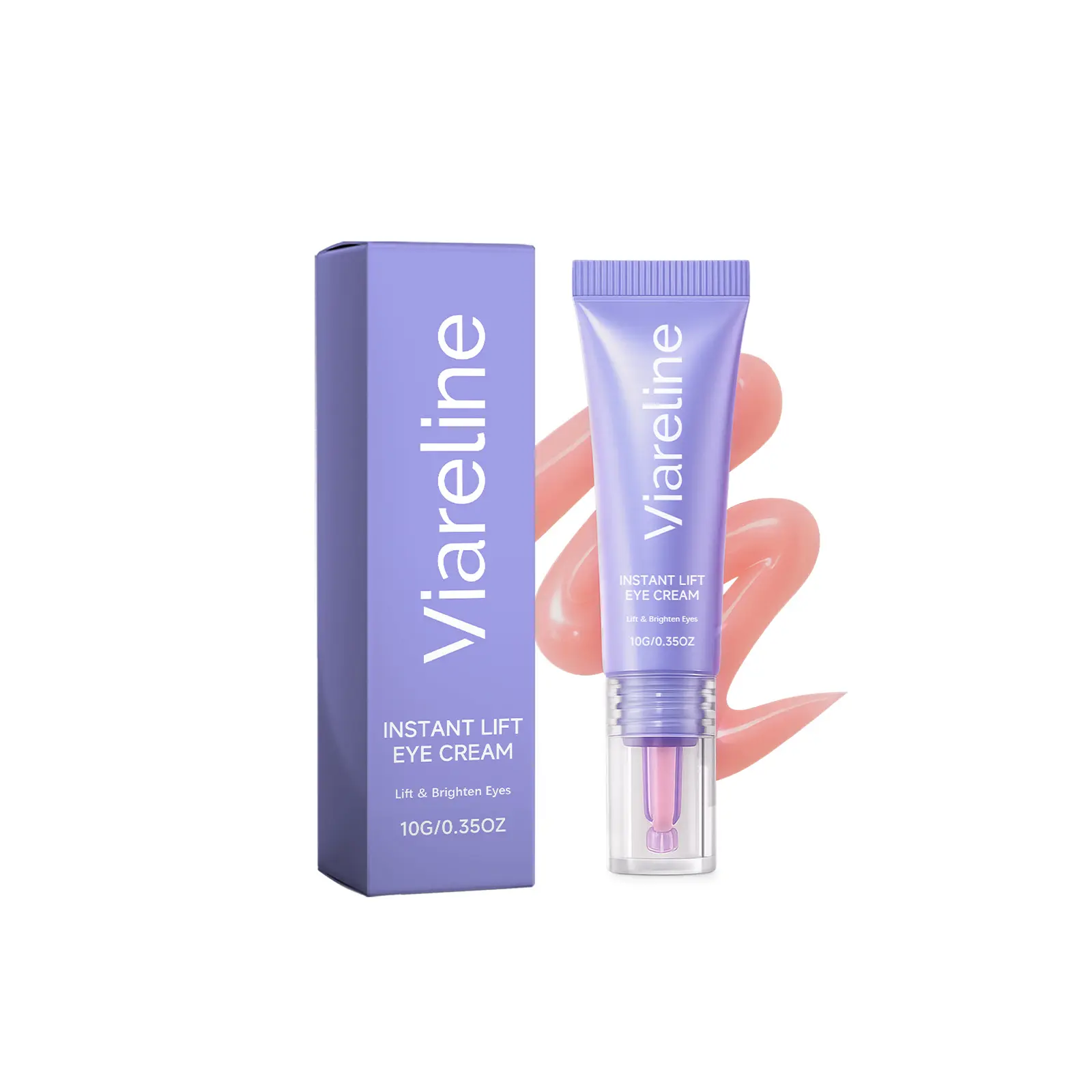 Viareline Collagen Protein Eye Cream - Moisturizes Dull Eye Skin, Hydrates And Softens, Massages Around The Eyes