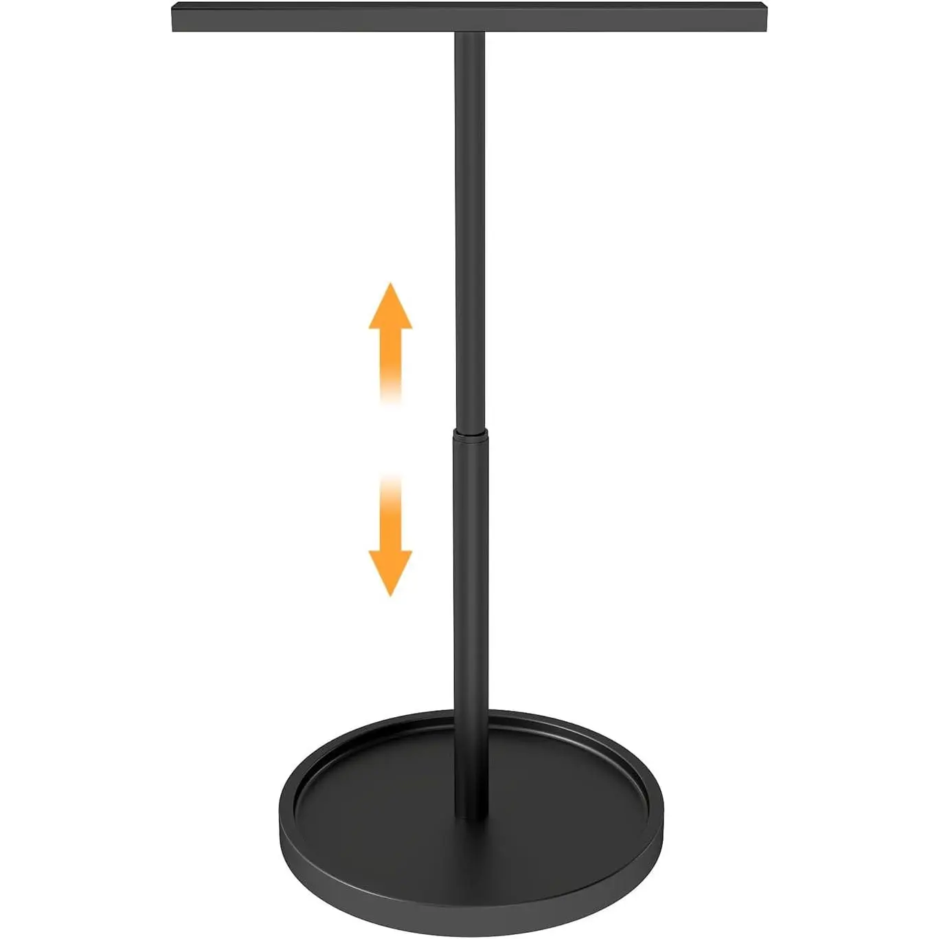 Hand Towel Stand for Bathroom Countertop, 11~16.5IN Adjustable,Black | for Bath Counter top Kitchen, T-Shape Hand Towel Holder Standing