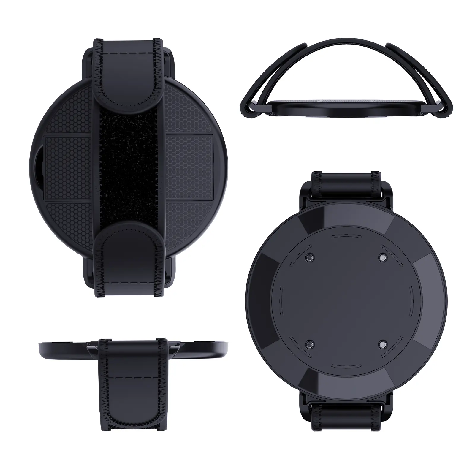 360° Rotating Tablet Hand Strap & Kickstand, Universal Adjustable Ergonomic Grip Holder for iPad Pro Air Mini, Samsung Galaxy Tab & Kindle Android Computer