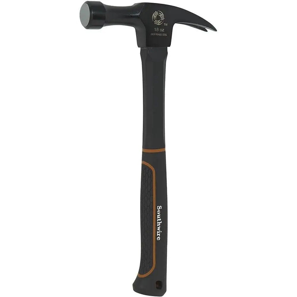 2026 Southwire Bmeh-18 Heavy Duty Romex Electrician's Hammer; Romex Staple Remover; Tether Hole For Safety; 18 oz Head with Smooth Face; Heavy Duty Drop Forged Steel -65116740