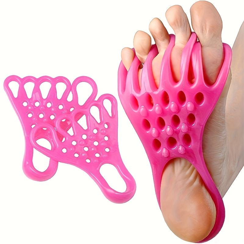 Plantar Fasciitis Relief Foot Stretchers 1 Pair Toe Separator Muscle Relaxation Foot Care Home Use Foot Massage Tool Fitness Flexibility Foot Care Product