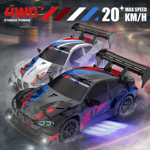 RC Remote Control Drift Car 2.4GHz, Four-Wheel Drive with LED Lights and Drift Tires, Racing Toy Vehicle for Adults and Kids, Perfect Gift