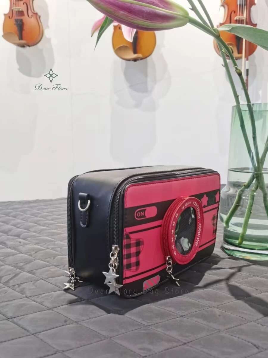 New Design Small Camera Ita Bag Fashionable Cute Girl Transparent DIY Cosplay Shoulder Bags Street Trend Messenger Crossbody Bag