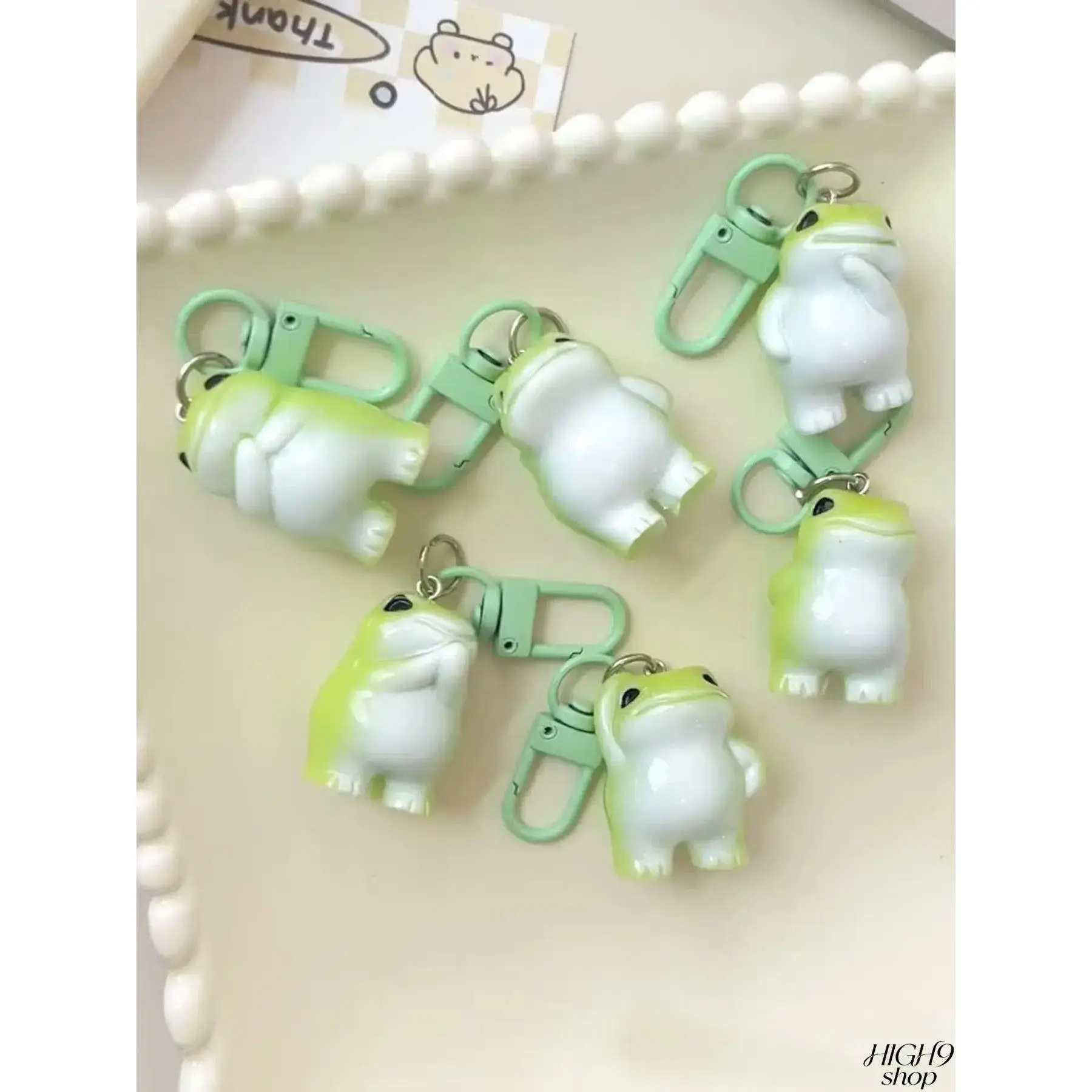 Adorable 3D Frog Resin Keychain With Durable Iron Alloy Lobster Clasp, Trendy Cartoon Style Bag And Backpack Charm, Lovely Daily Accessory Ideal As A Sweet Gift For Couples And Best Friends