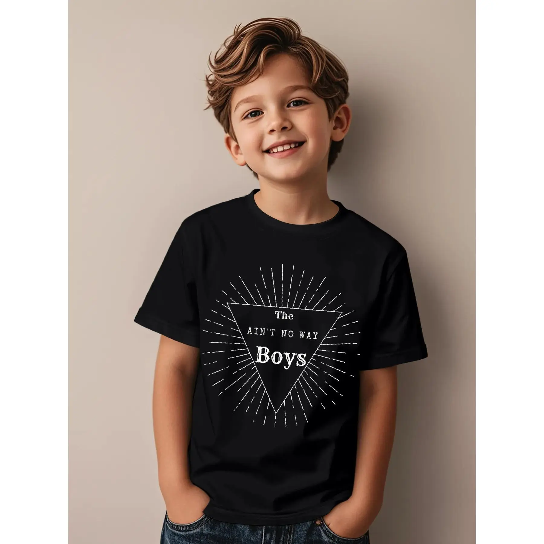The Ain't No Way Boys Funny Awesome Graphic Kid T-Shirt Popular Kid T Shirts Trendy Cool Tops Tees for Kid
