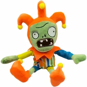 12" Plants and Zombies Jester Plh Zombies Toys Normal Zombies PVZ Plhies 1 2 Stuffed Soft Doll Jester Zombies New