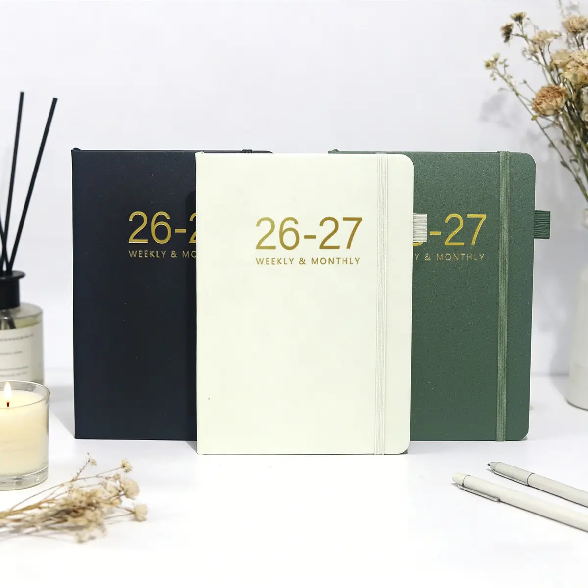 2026-2027 A5 Monthly Weekly Planner Notebook, Organize Your Schedule Efficiently, Perfect for Students & Professionals, Essential Planning Tool
