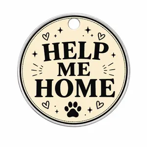 Smart Anti-Lost Dog Cat Tag with Qr Code, Pet Profile and Email Location, Secure Your Pet with Advanced Tracking Features