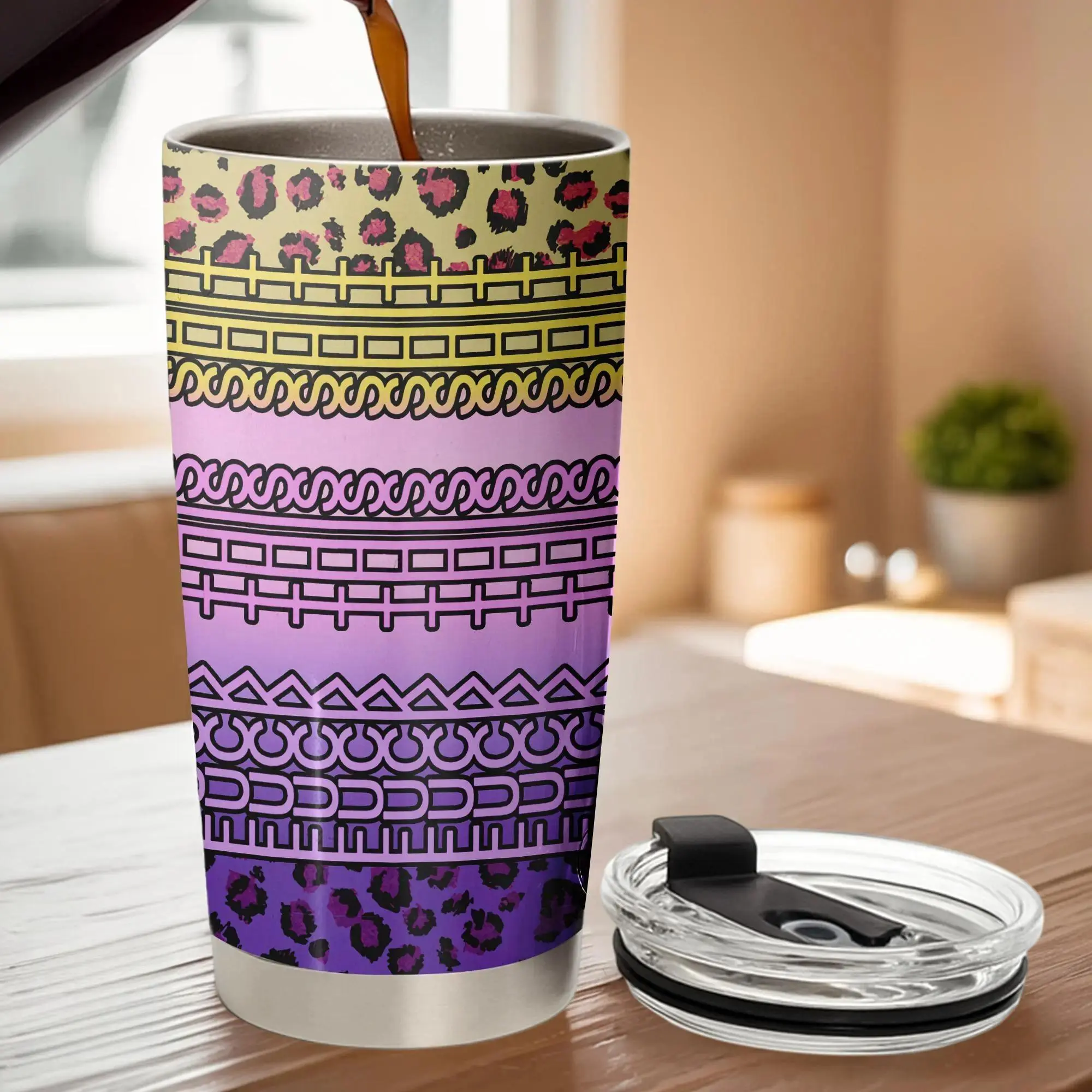 20oz Hidden Message Stainless Steel Vacuum Insulated Flask - Portable, Leakproof Leak Resistant Tumbler, Pastel Color, Lid, Sarcastic Office Humor Design, Gift for Coworkers Students, Flasks, Vacuum Insulated Cup