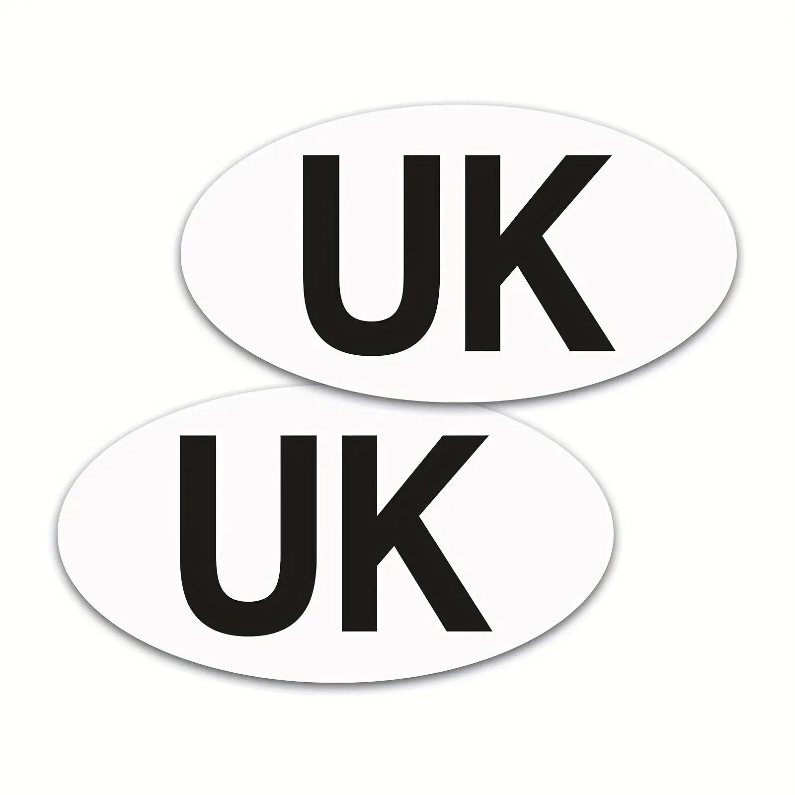1/2 PACK UK MAGNETIC Car Sticker for Europe GB stickers for car UK car sticker magnet - REGULATION SIZE - Weather Resistant