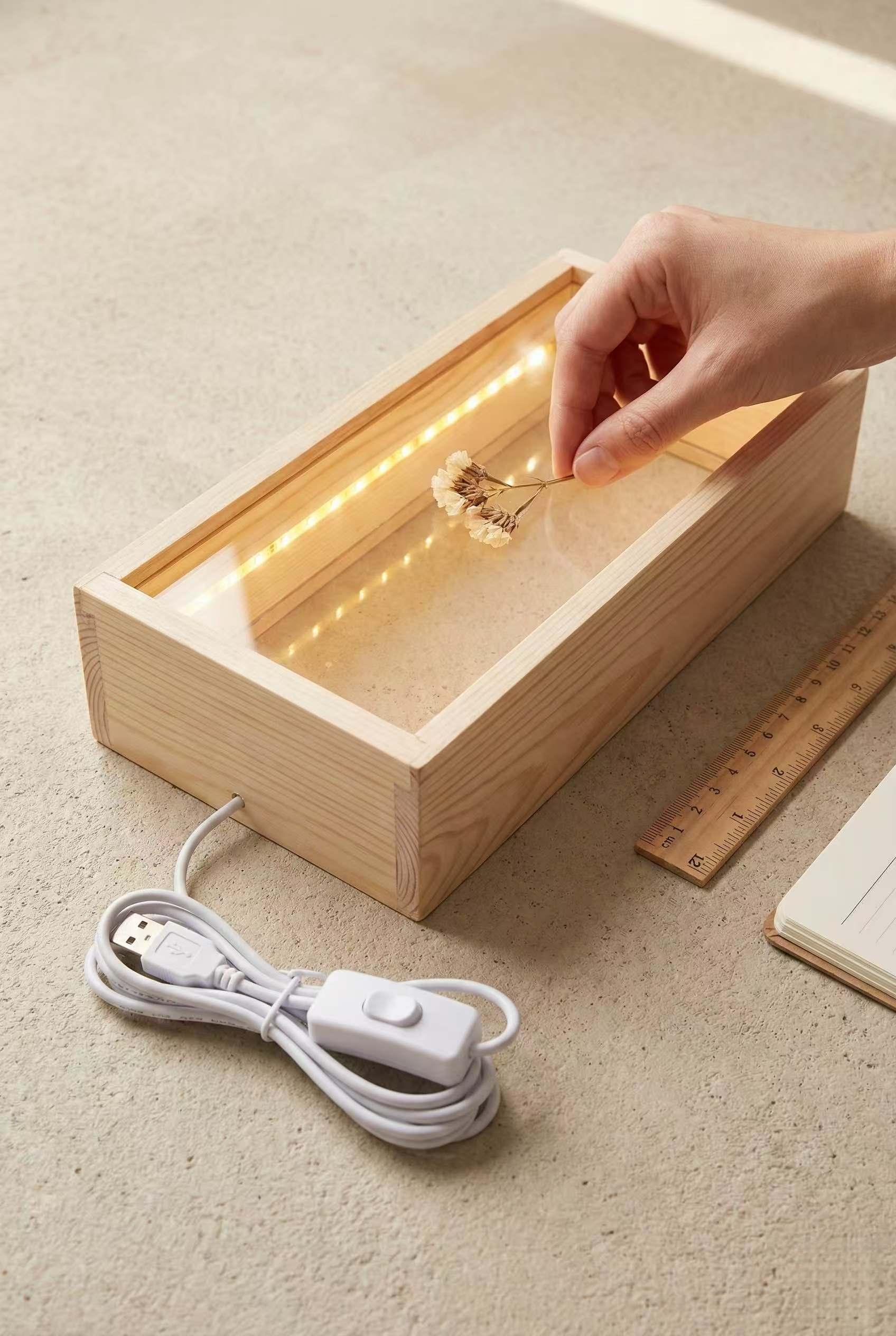 LED Display Frame – Lighted Showcase Box for Collectibles, Figures & Handcrafts