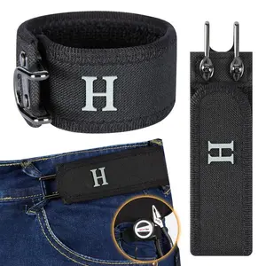 Elastic Belt for Men 2026 Summer Tactical Metal Hook No-Buckle Invisible Design Side Belt Adjustable Unisex for Jeans