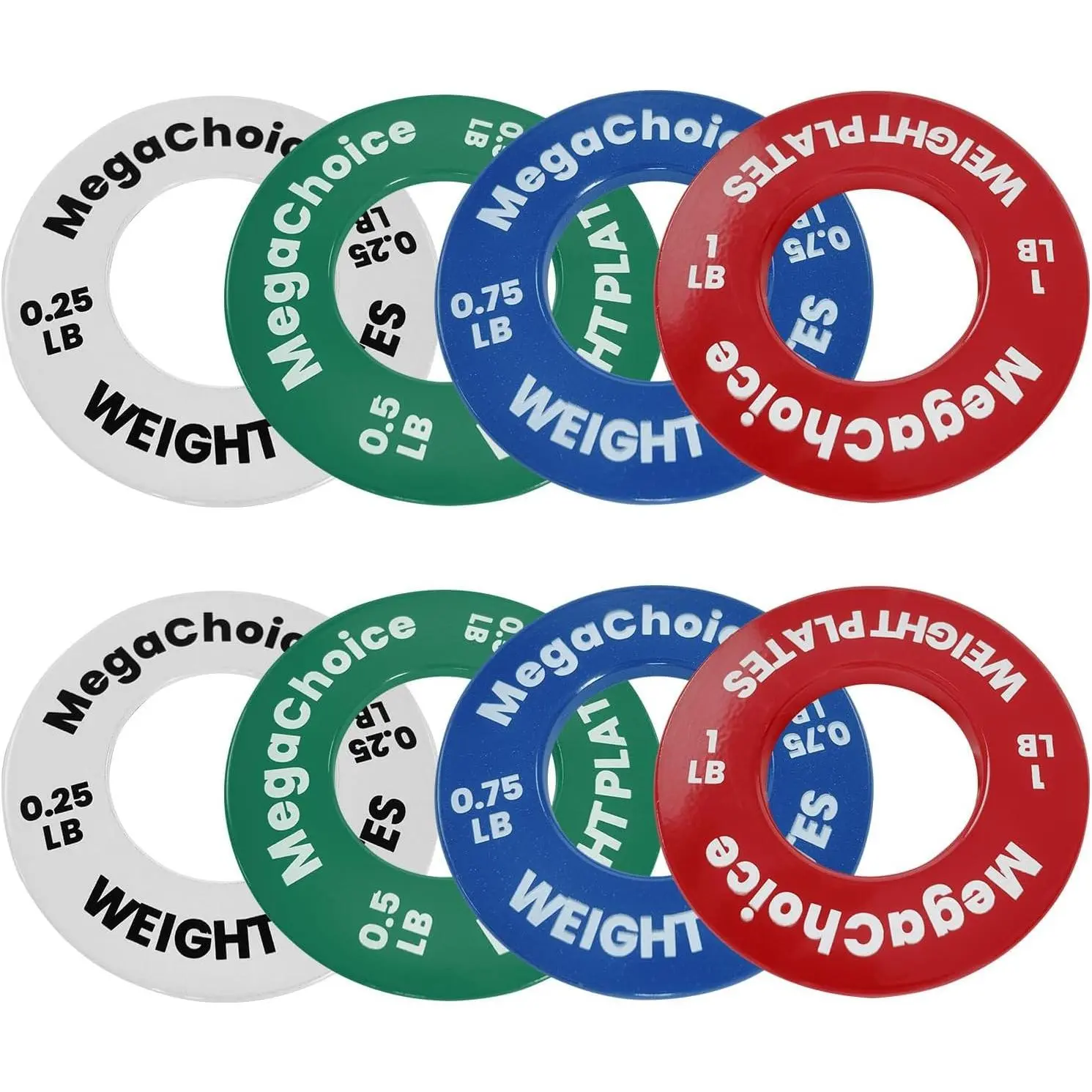 Fractional Steel Plates Set, Barbell Weights with Micro Plates, Fits 2" Barbells for Weight Training