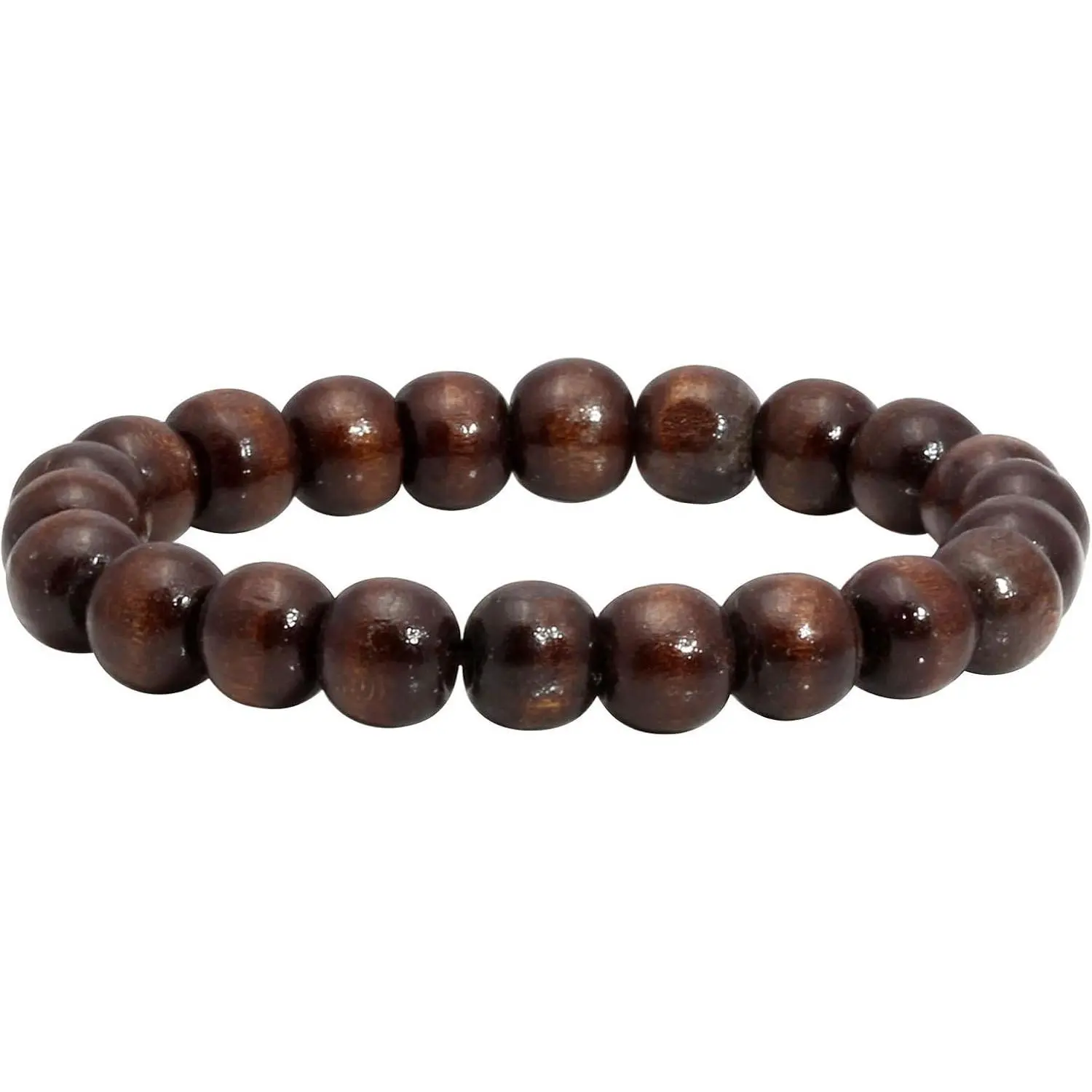 Wooden Stretch Bracelet  Beads Bracelets for Men Women Prayer Meditaiton Bracelet