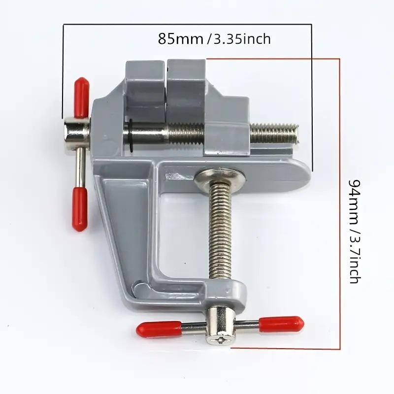2pcs DIY Tool Mini  Bench Vice Small Clamp-on Bench Vise Small Vise 360 Degree Rotating Miniature Vise