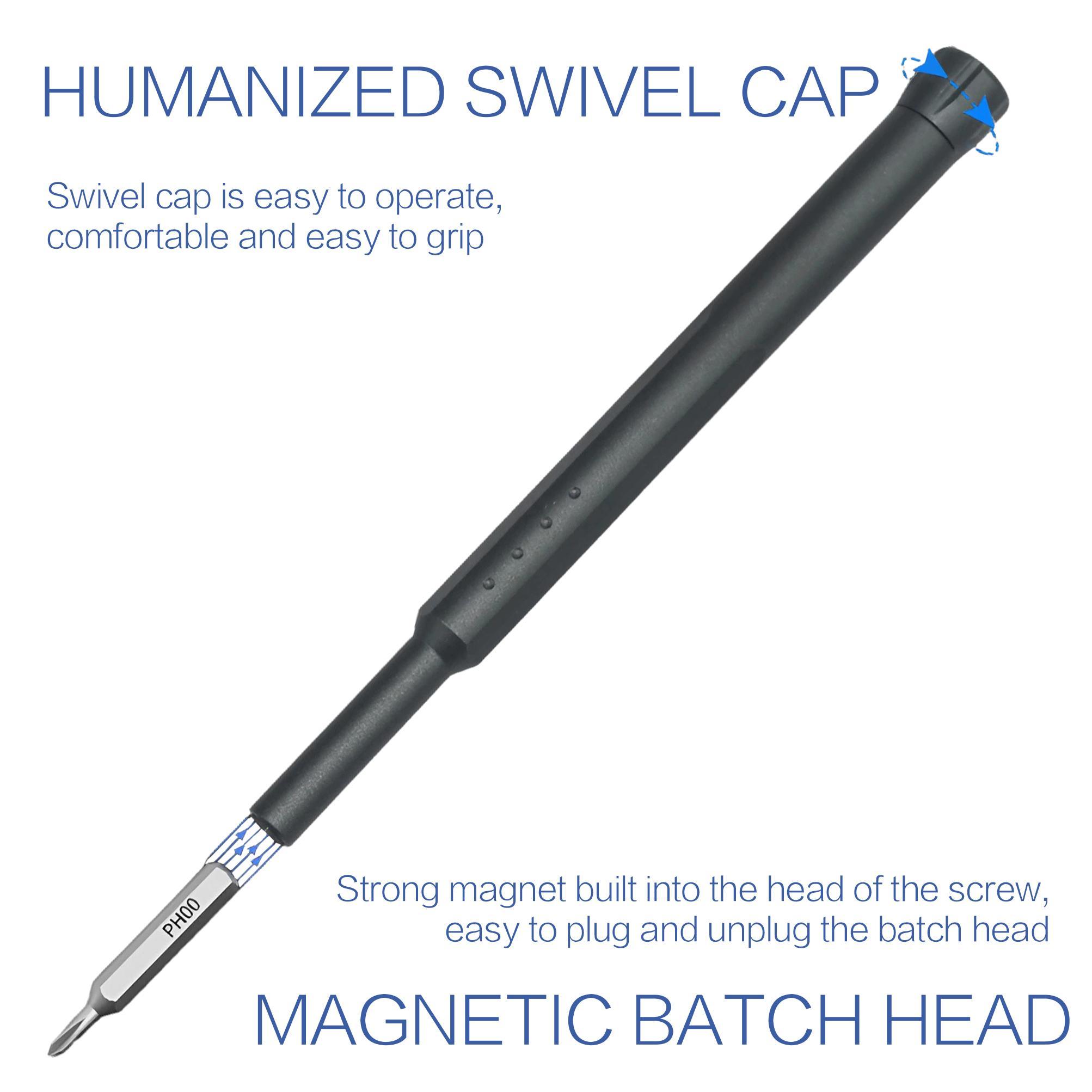 44-in-1 Precision Screwdriver Set, Multifunctional Magnetic Screwdriver Head Set, Precision Heads, Portable Tool Kit for Home, Office & Outdoor Use