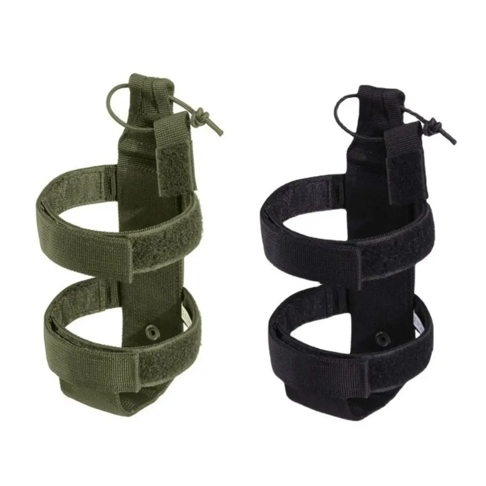 Adjustable Strap Water Bottle Carry Pouch 21×6-10cm, Portable Secure Water Bottle Holder Bag for Hiking Gym Camping Travel, Accessories Only, No Water Bottle