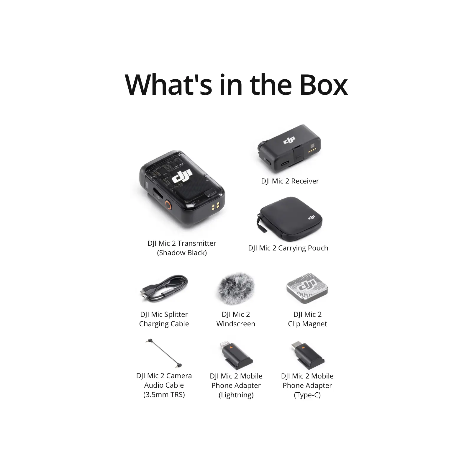 DJI Mic 2 (1 TX + 1 RX）