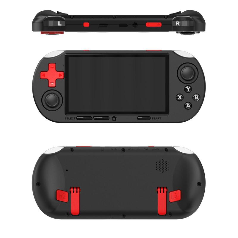 GAMINJA X9 Retro Handheld Video Game Console, IPS Screen Portable Handheld Game Player, Type-C Interface Gaming Console, Protective, Rechargeable Portable Console