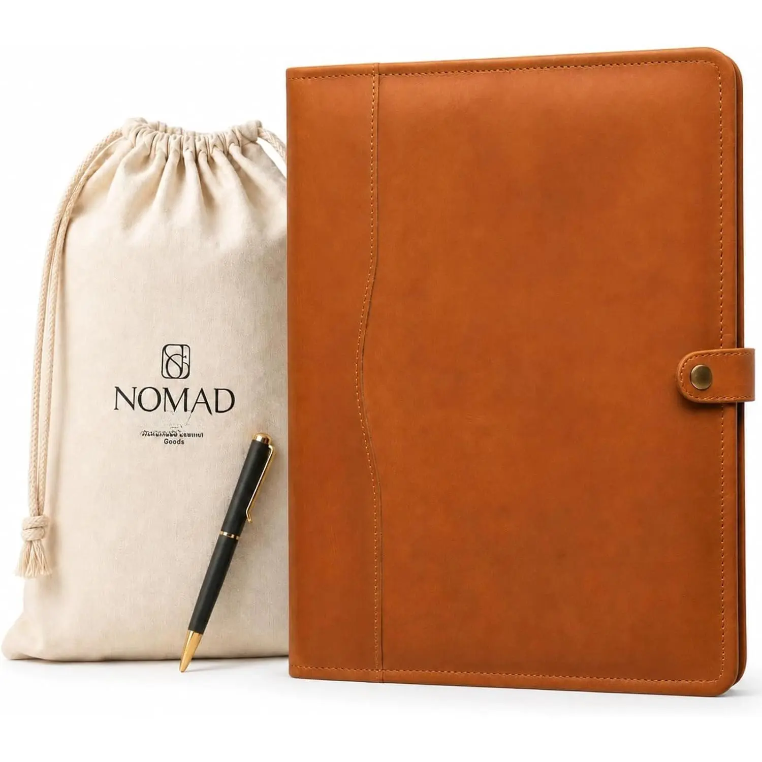 Leather Portfolio, Leather Binder with Pen, Leather Portfolio for Men and Women, Leather Padfolio, Leather Folder, Portfolio Binder, Business Portfolio Men and Women