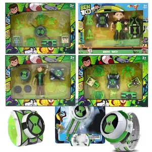 Original BEN10 Omnitrix Ben Tennyson Projection Watch  Device Sound Light Action Figure Toy Collect Ornaments