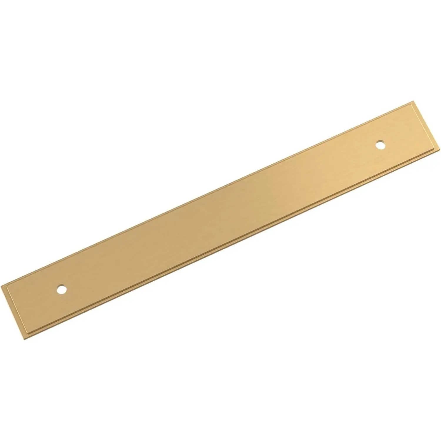 Maymont 6-5/16" Champagne Bronze Backplate - Decorative Zinc Cabinet Hardware Backplate for Complementing Knobs and Pulls, Protecting Cabinet Surfaces