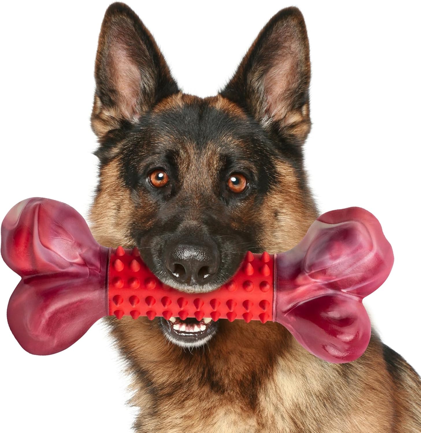 Durable Chew Toy for Strong Dogs, Sturdy Toy for Large Breeds, Indestructible Chew Toy, Interactive Dog Toy, Dog Teeth Grinding Toy, Large Dog Toy, Dog Birthday Toy