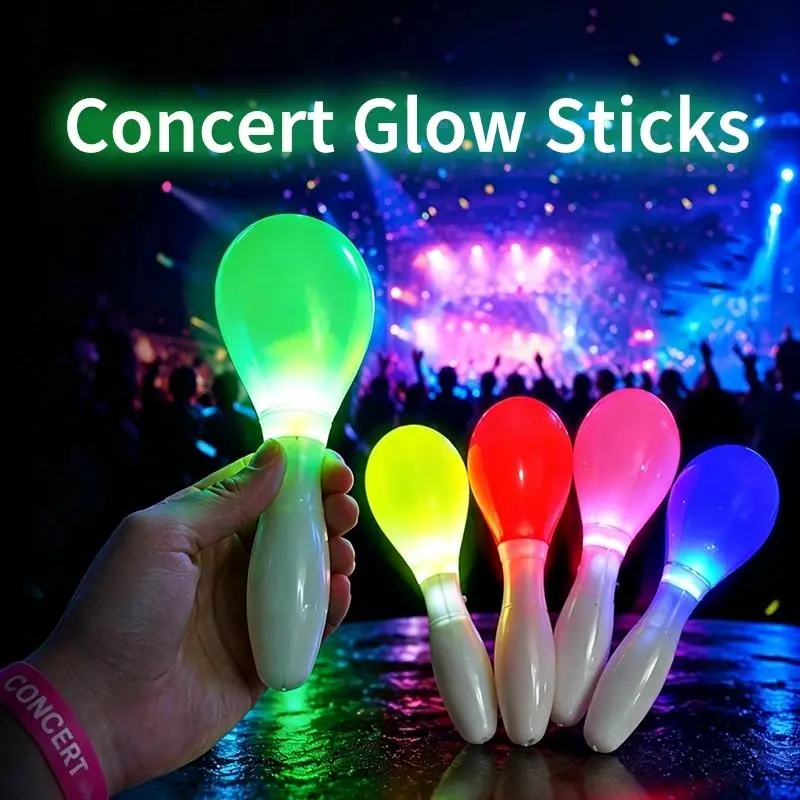 Glowing Lightstick KTV Luminous Sand Hammer Music Concert Bar Party Support Rod LED Flashing Light Sticks Atmosphere Props