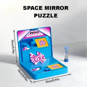 Mirror Geometry Logic Game – A shape-matching puzzle toy for children; an educational tabletop game that develops fine motor skills and spatial reasoning—an ideal birthday gift for boys and girls