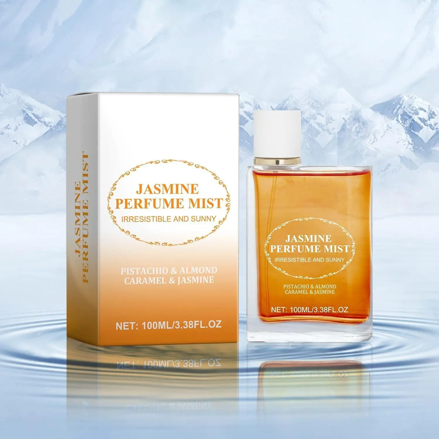 Hair & Body Mist for Women, Captivating Scent with Vanilla, Pistachio & Caramel Notes, Warm Sweet Body Perfume Sprays, Fragrances and Perfumes for Everyday Wear, Ambery Vanilla, Aromatic Scents