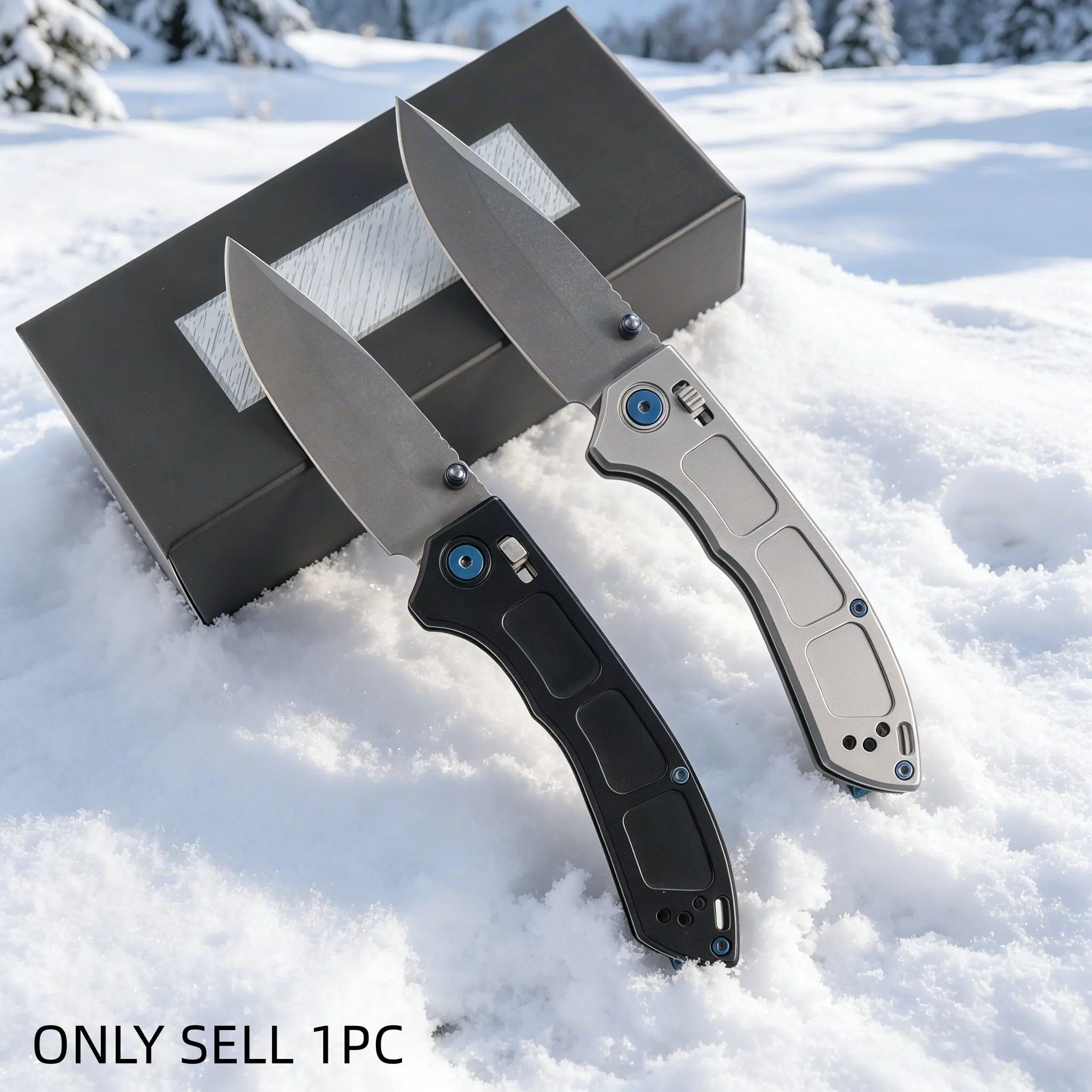 1pc Multifunctional Folding Knife, Edc Pocket Knife, High-Quality Kitchen Tool, Camping Fishing Helper, Men's Gift, Holiday Gift, Portable Multipurpose Knives