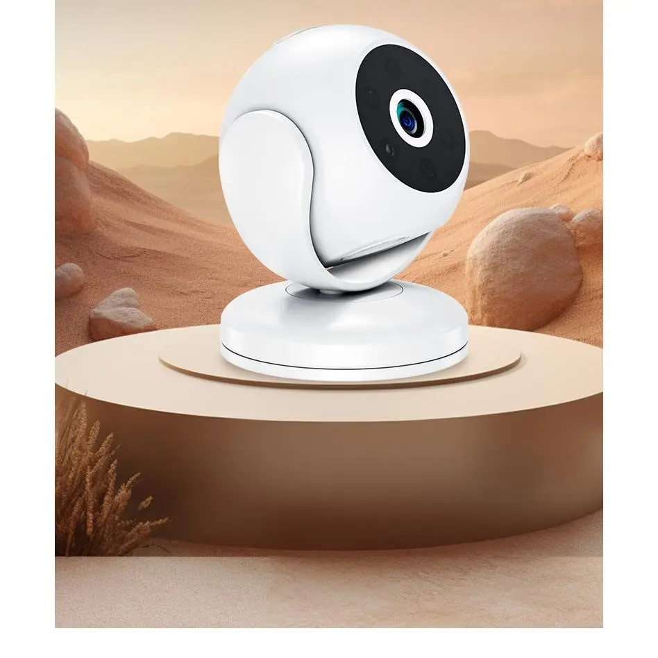Rechargeable Metal 1080P WiFi Mini Security Camera with Magnetic Base - Wide Angle, Night Vision, Remote Recording, Automatic Stream, Portable for Home & Outdoor Use