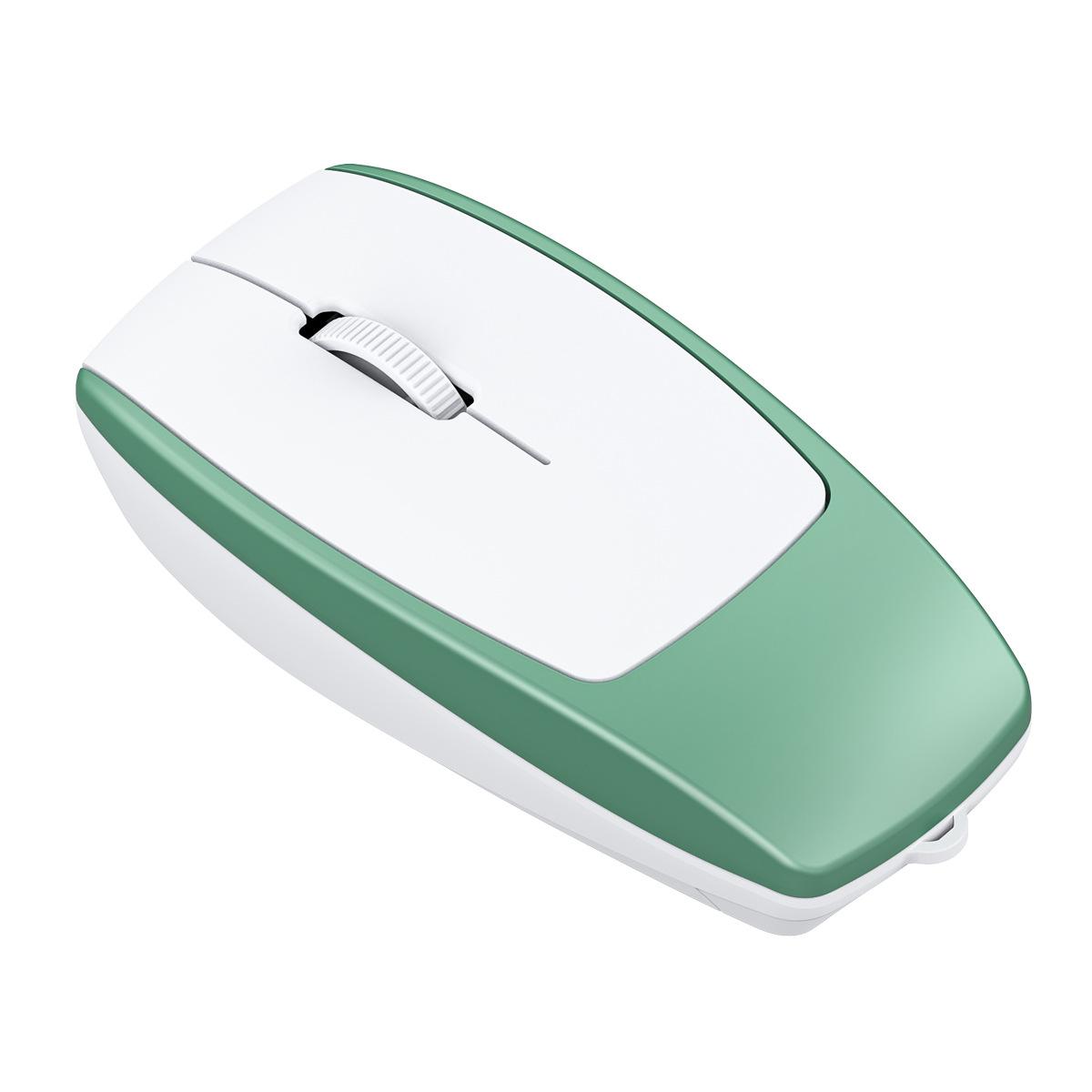 Wireless Mini Bluetooth Mouse Card Reader Silent Rechargeable Lanyard Craft Gift Keyboard