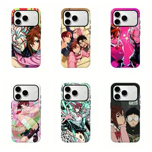 Dandadannn Anime Hard Film Phone Case, Glossy Anti-Scratch Momo & Okarun Protective Cover For iPhone 17 Pro Max 16 15 14 13 12 11 for Samsung S21 S22 S23 S24 S25 Phone Case,Perfect gift for fans