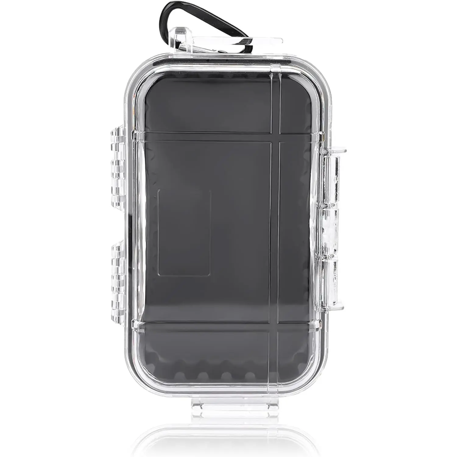 Waterproof Storage Case, Outdoor Sports Survival Equipment Sealed Box Dustproof Pressure Proof Dry Boxes for EDC Tools, Phone, Keys(Clear)