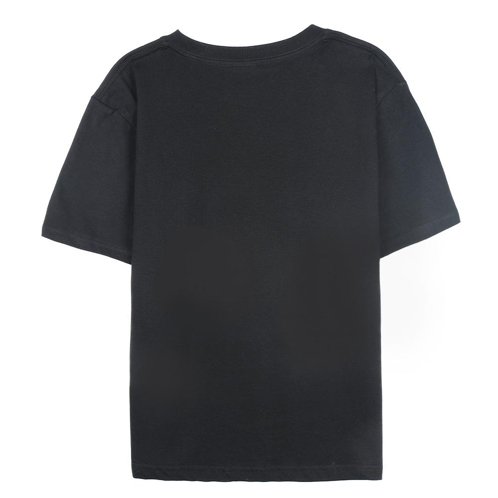 A bear wearing sunglasses and a hat. Pure cotton round-neck short-sleeved top