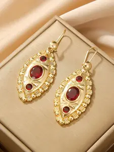 Fashionable Copper Plated 18k Zircon Earrings, Trendy Personality Jewelry, Perfect for Parties and Gifts, Daily Wear Accessories